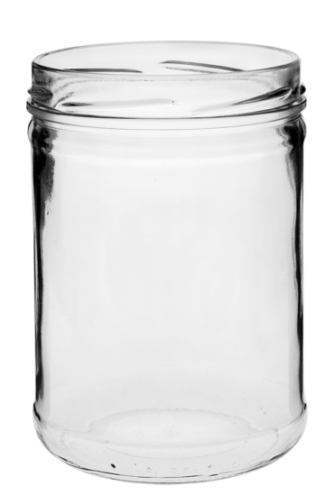 Pot alimentaire 870ml 100TO verre clear